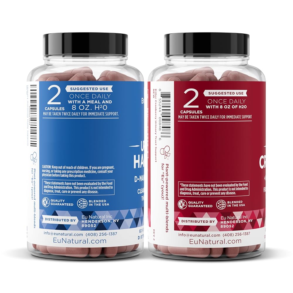 Eu Natural Women's Urinary Tract Bundle with Cranberry + D-Mannose - image 9