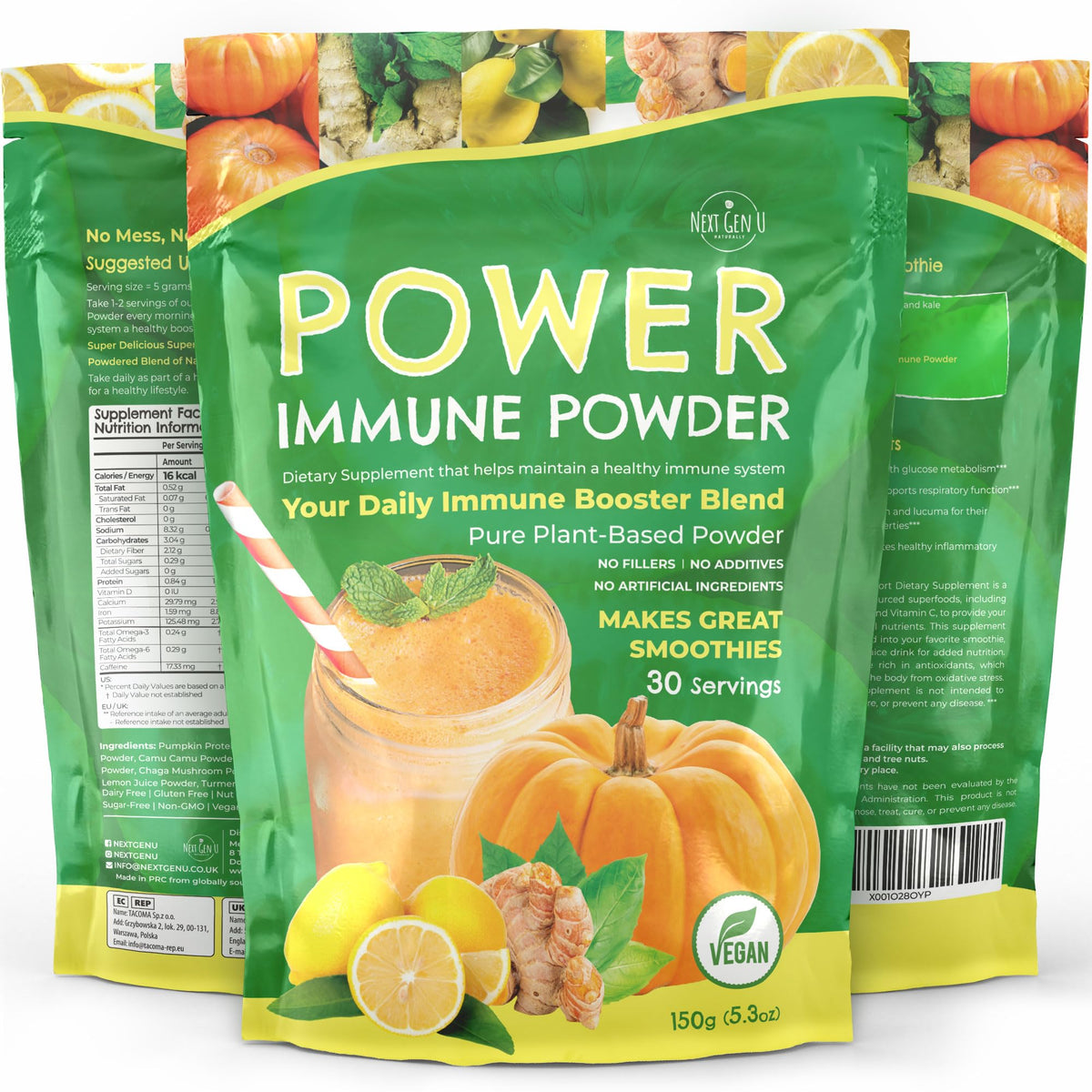 NGU Next Gen U Immune Support Powder - 150g - image 5