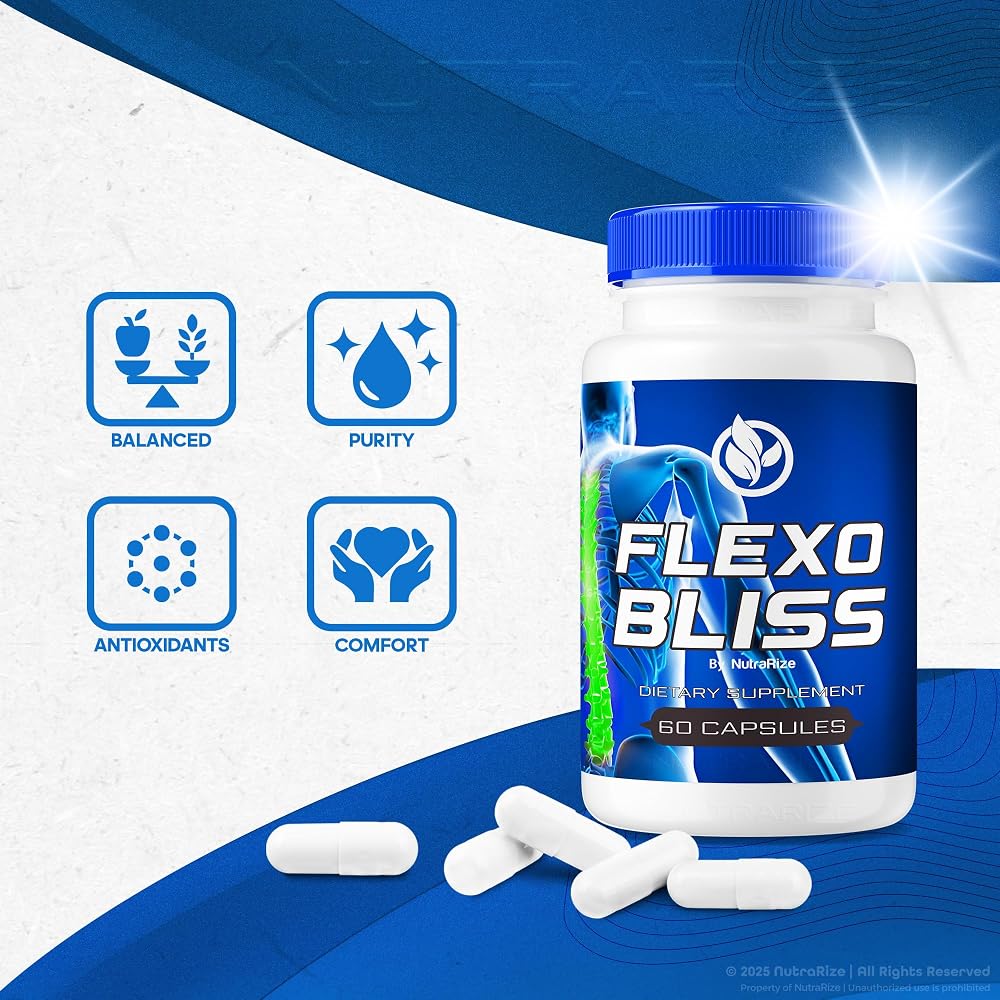 NutraRize Flexo Bliss Joint Health Support - 120 Capsules - image 5