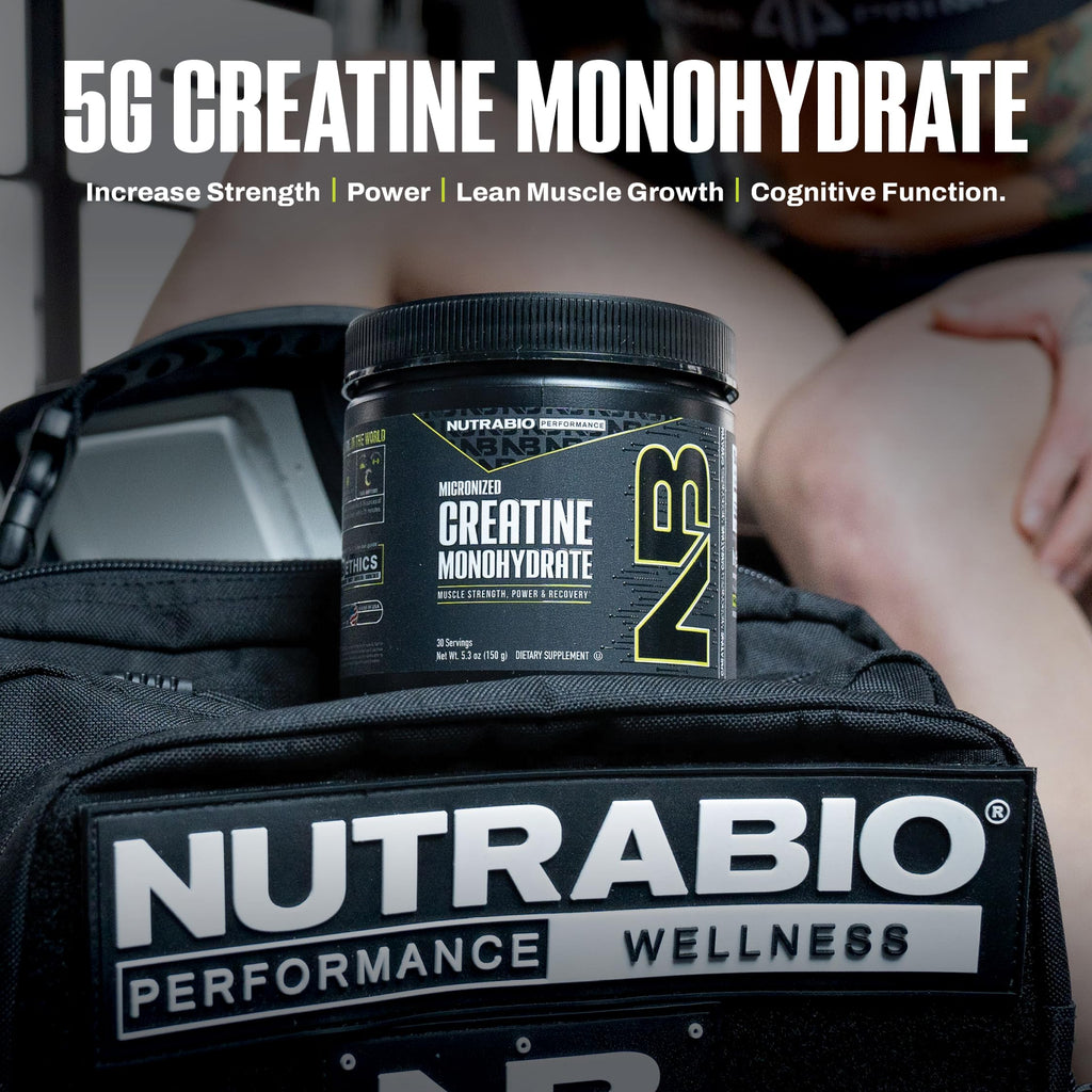 NutraBio Pure Micronized Creatine Monohydrate Powder - 150g - image 8