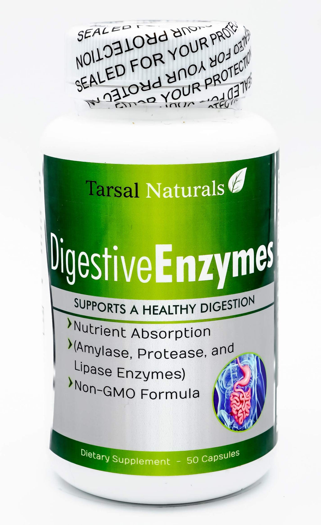 Tarsal Naturals Enzymes Digestive Support Formula - 50 Capsules