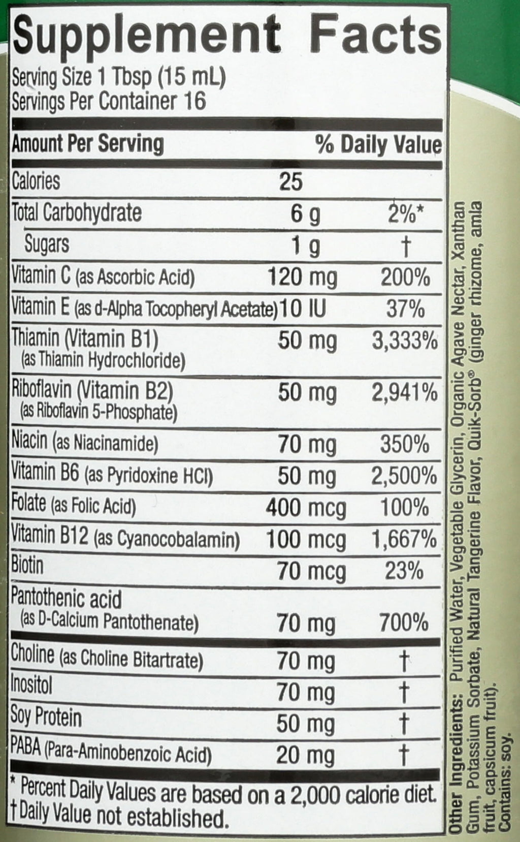 Nature's Answer Liquid Vitamin B-Complex for Energy - 8 Fl Oz - image 3