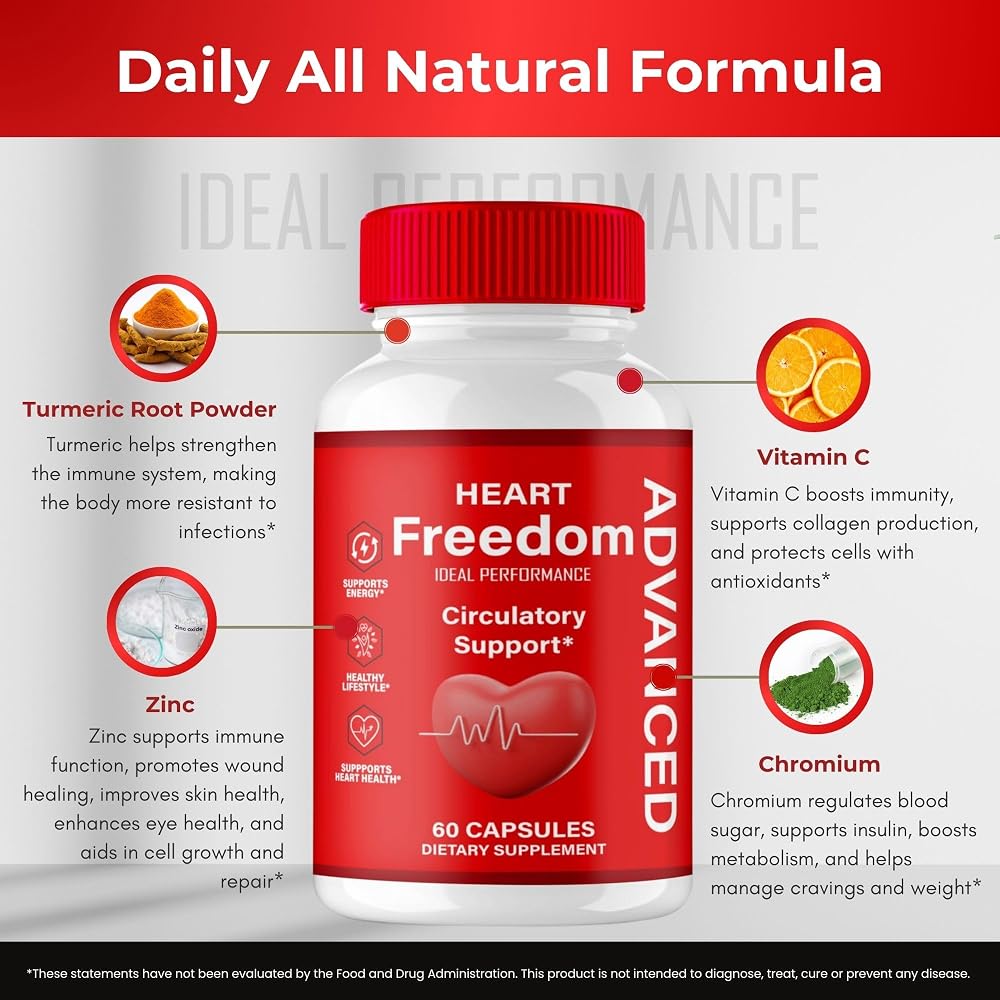 IDEAL PERFORMANCE Heart Freedom Circulation Support Capsules - 120 Count - image 7