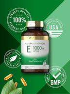 Carlyle Vitamin E 1000 IU with Mixed Tocopherols - 120 Softgels - image 6