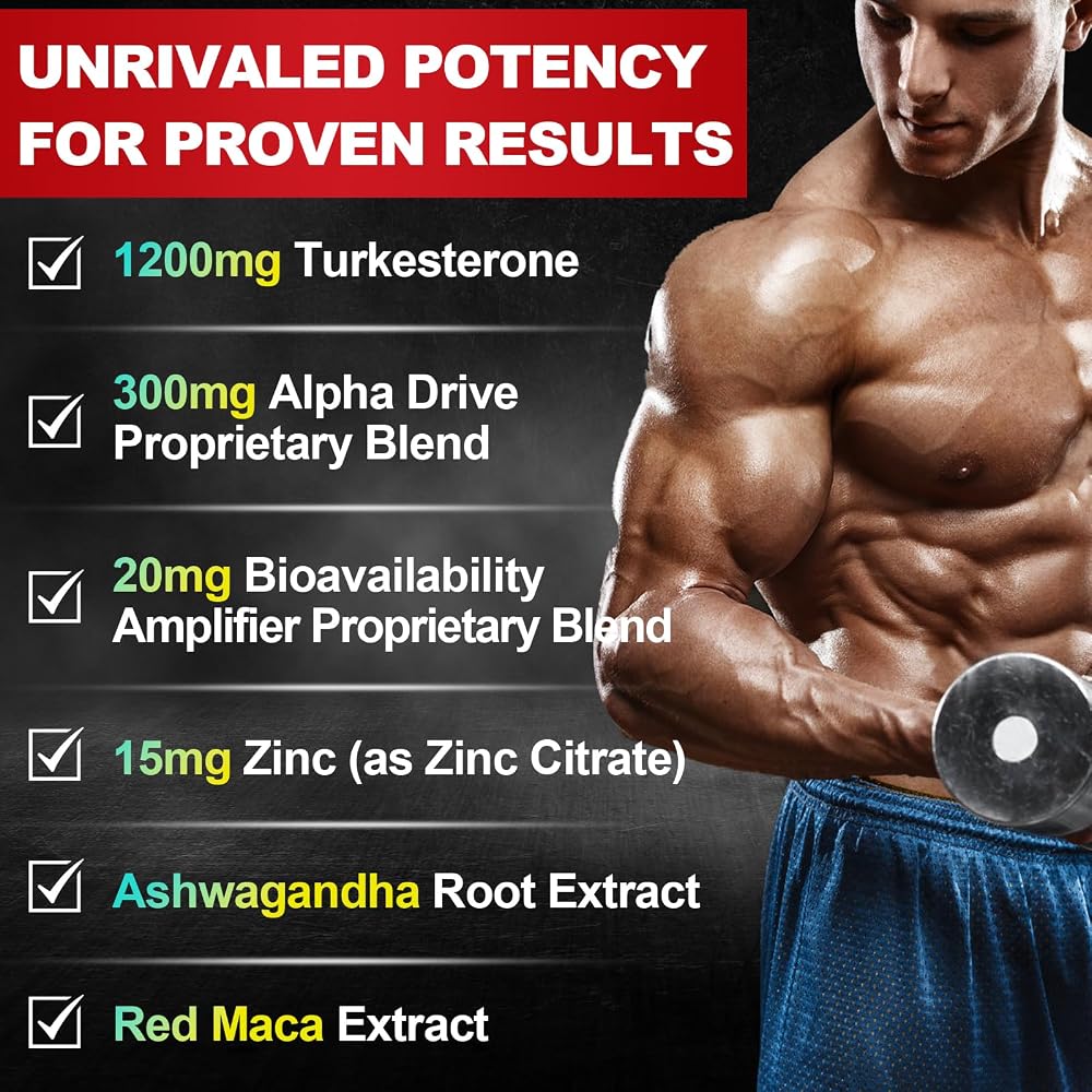 TyRengss Testosterone Booster for Men - 60 Capsules - image 2