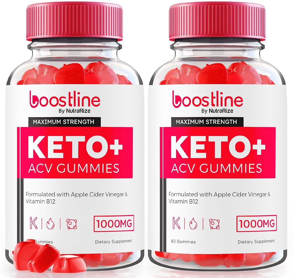 NutraRize Boostline Keto ACV Gummies 1000mg - 120 Gummies