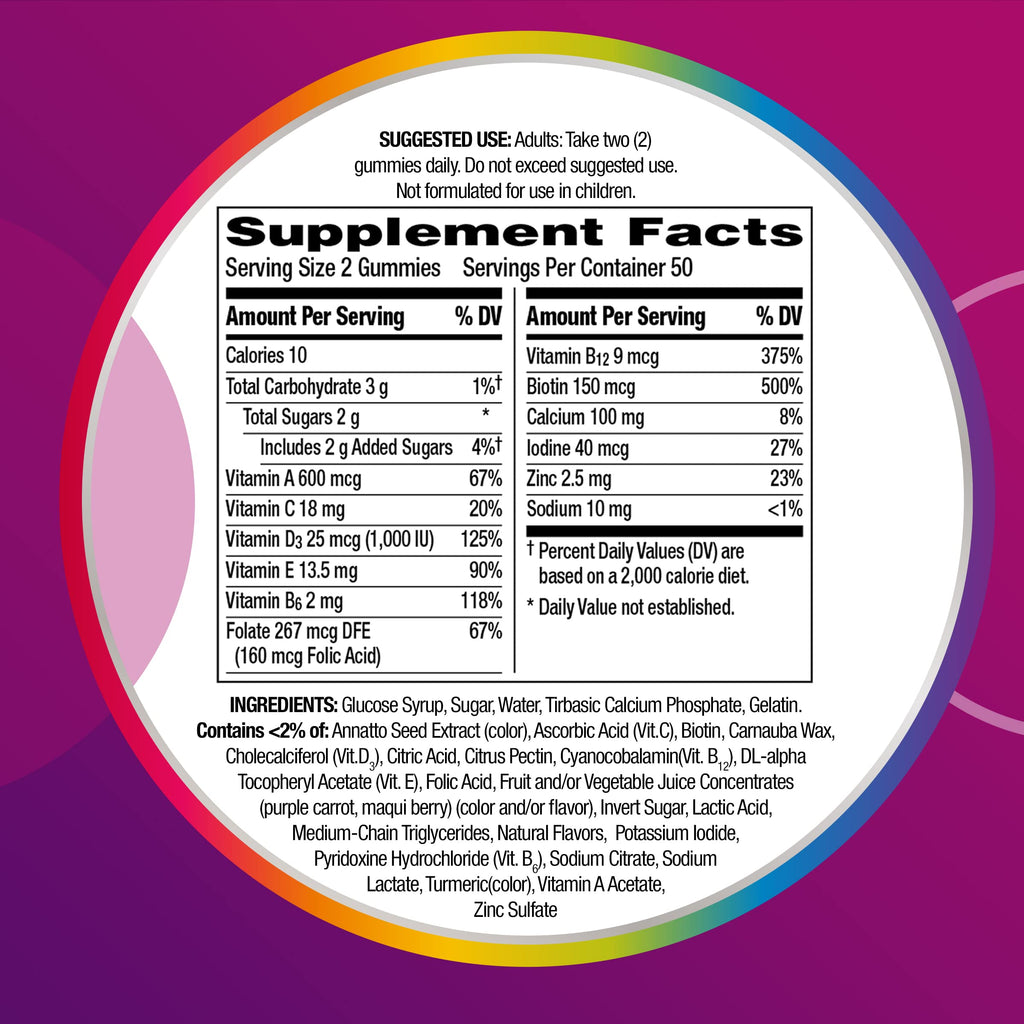 Centrum MultiGummies Women's Multivitamin - 150 Gummies - image 9