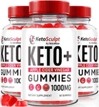 NutraRize Ketosculpt Keto ACV Gummies for Weight Loss Support - 180 Gummies