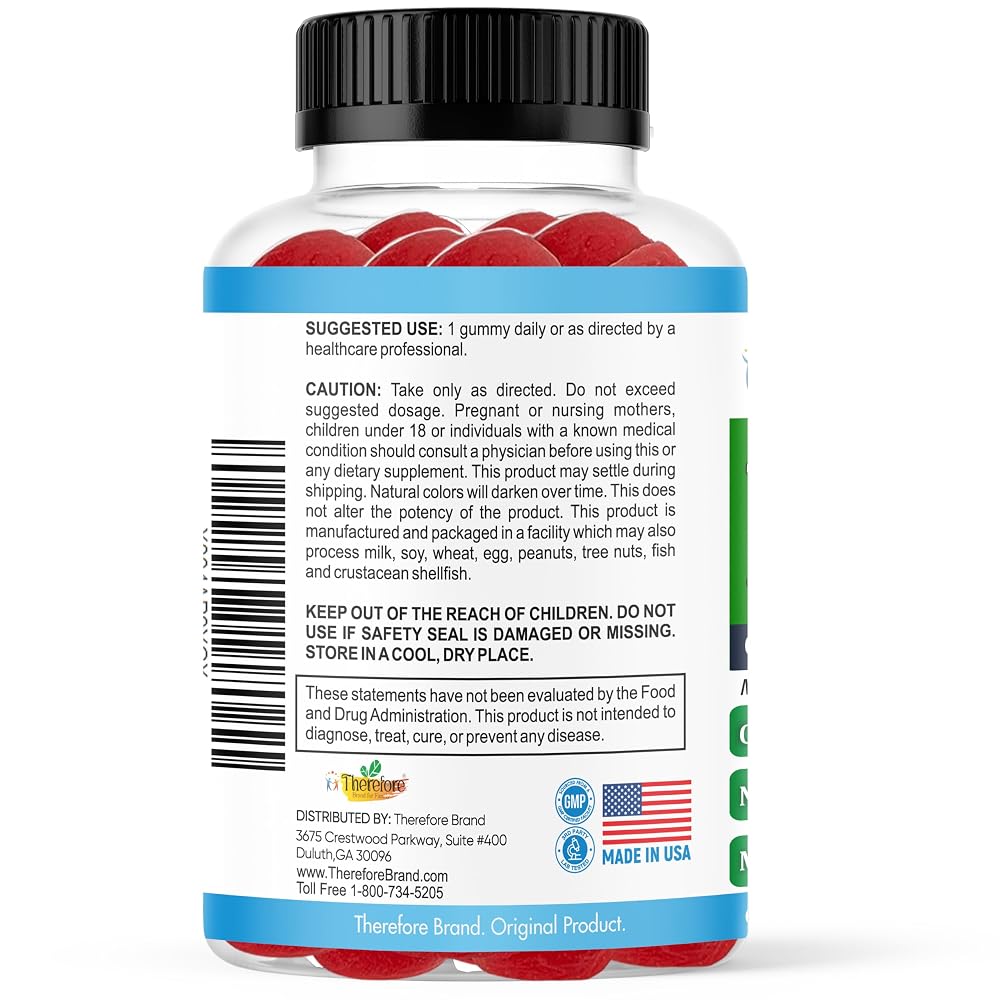 Therefore Max Calm Magnesium Citrate Gummies - 60 Count - image 3