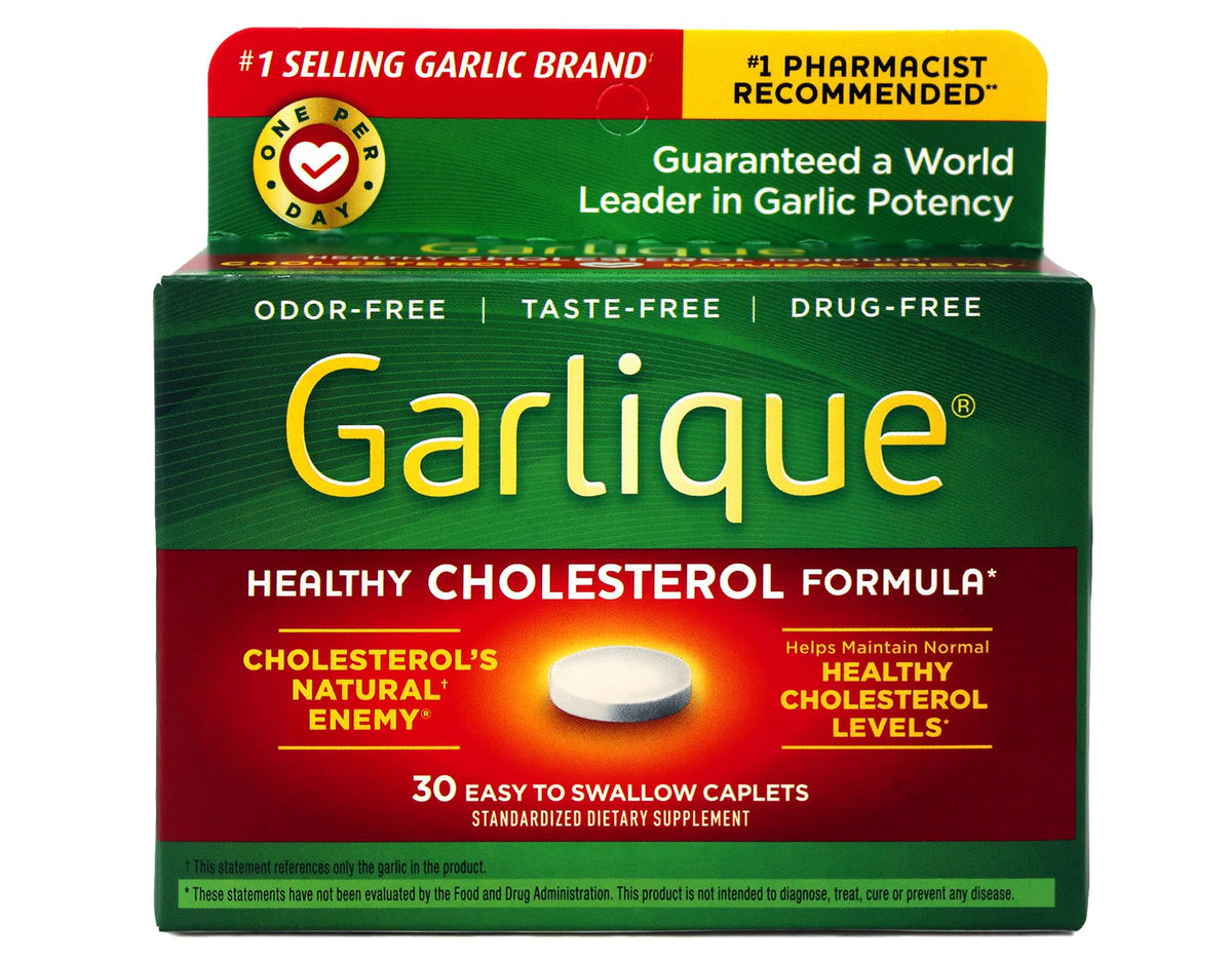 Garlique Cardiovascular Dietary Supplement - 30 Caplets
