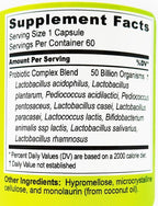 Longevity Science Advanced EnteroPro 50 Billion CFU - 60 Vegetarian Capsules - image 3