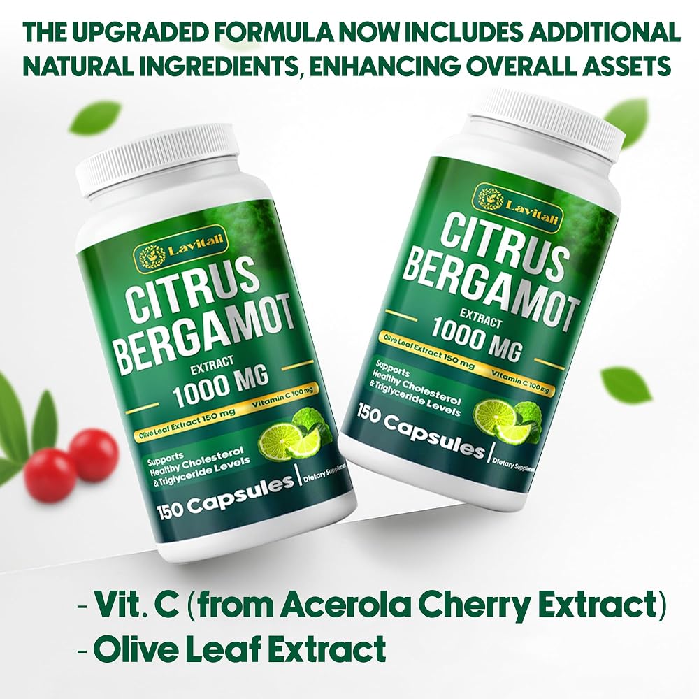 LaVitali Citrus Bergamot Extract 1000mg - 150 Vegetarian Capsules - image 4
