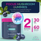MycoFocus Clarity and Focus Mushroom Gummies - 60 Gummies - image 2