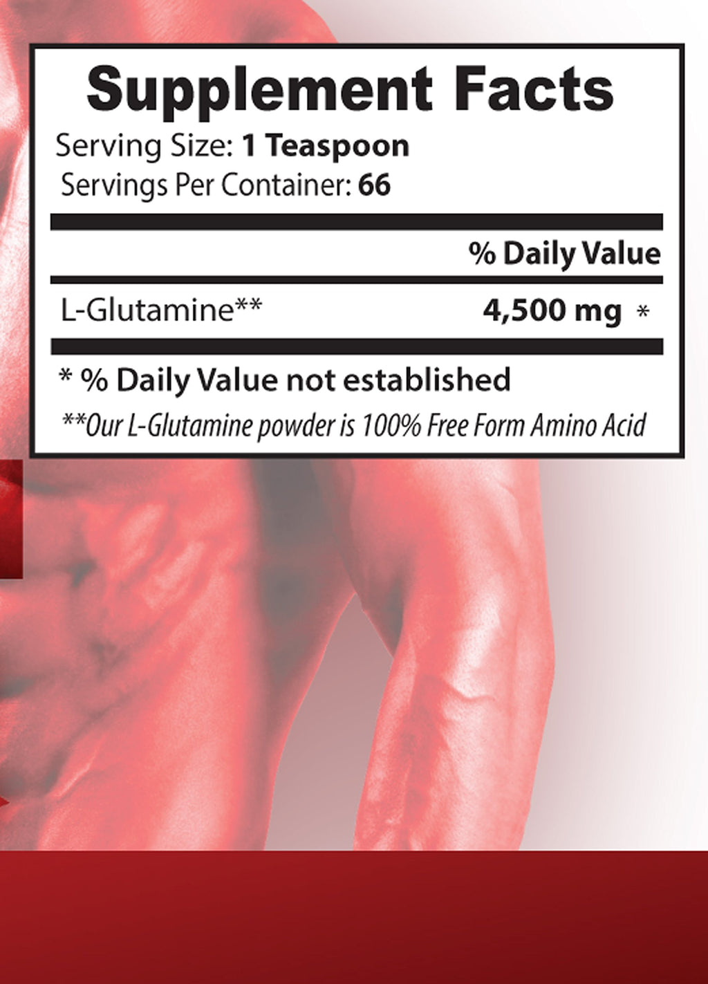 Sport Supplement L-Glutamine Powder - 300 Grams - image 2