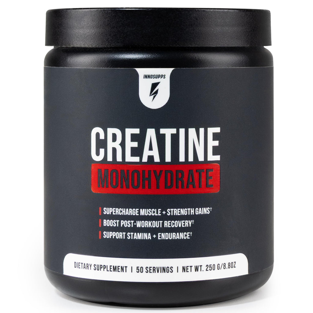 InnoSupps Creatine Monohydrate Powder for Strength & Muscle - 50 Servings