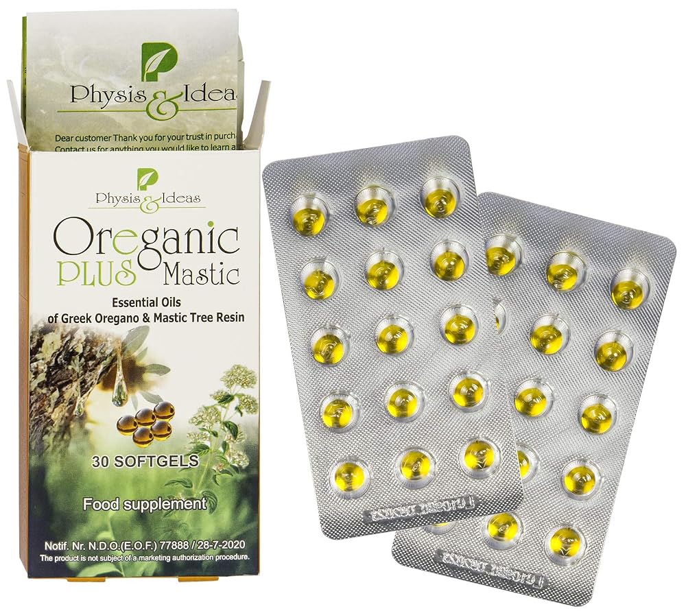 Physis & Ideas Oregano Essential Oil & Mastic Gum Softgels - 30 Count - image 3