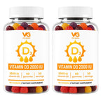 VITA GLOBE Vitamin D3 Gummies 2000 IU with Zinc & Echinacea - 120 Count