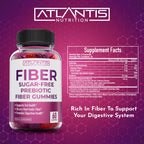 Atlantis Nutrition Sugar Free Fiber Gummies for Digestive Health - 120 Gummies - image 5
