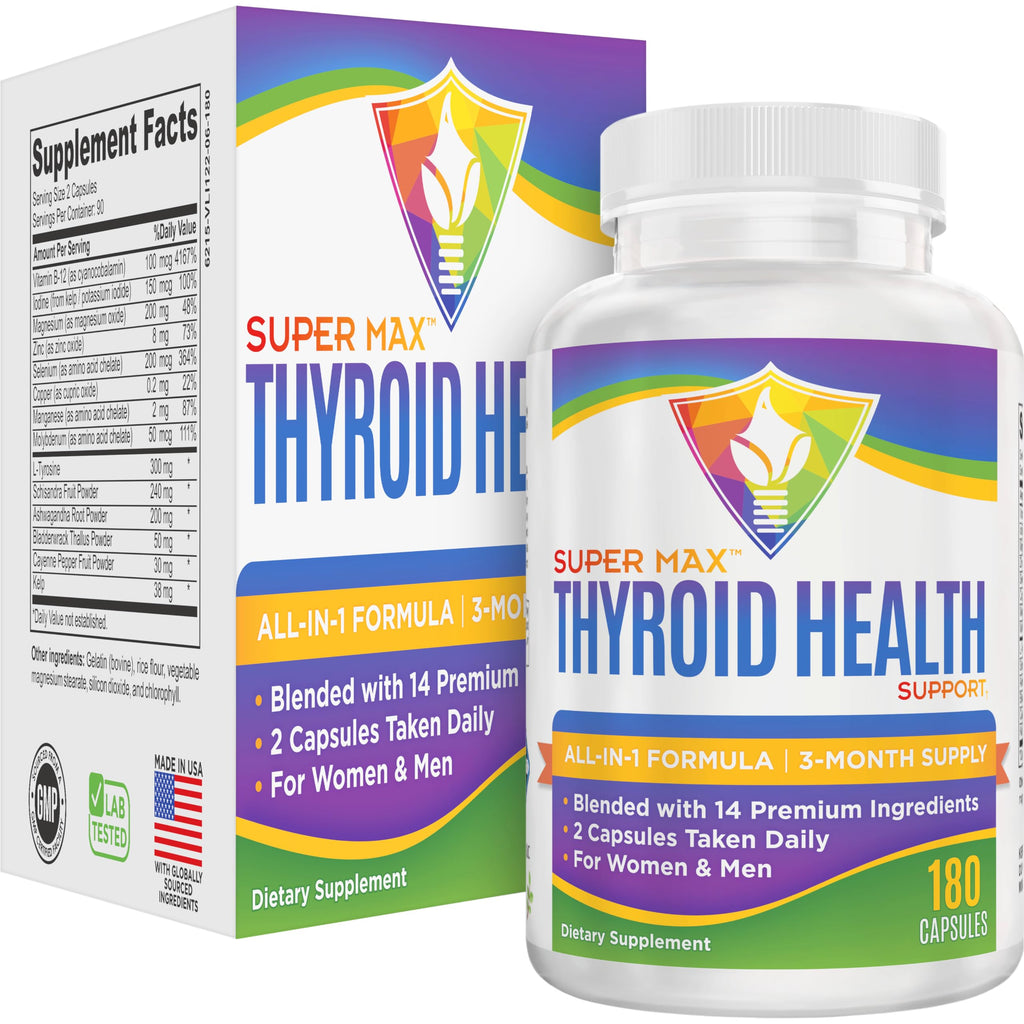 Elevate Recovery Thyroid Support Supplement - 180 Capsules