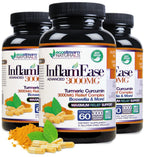 ecostream Naturals InflamEase with Turmeric & Boswellia - 180 Capsules