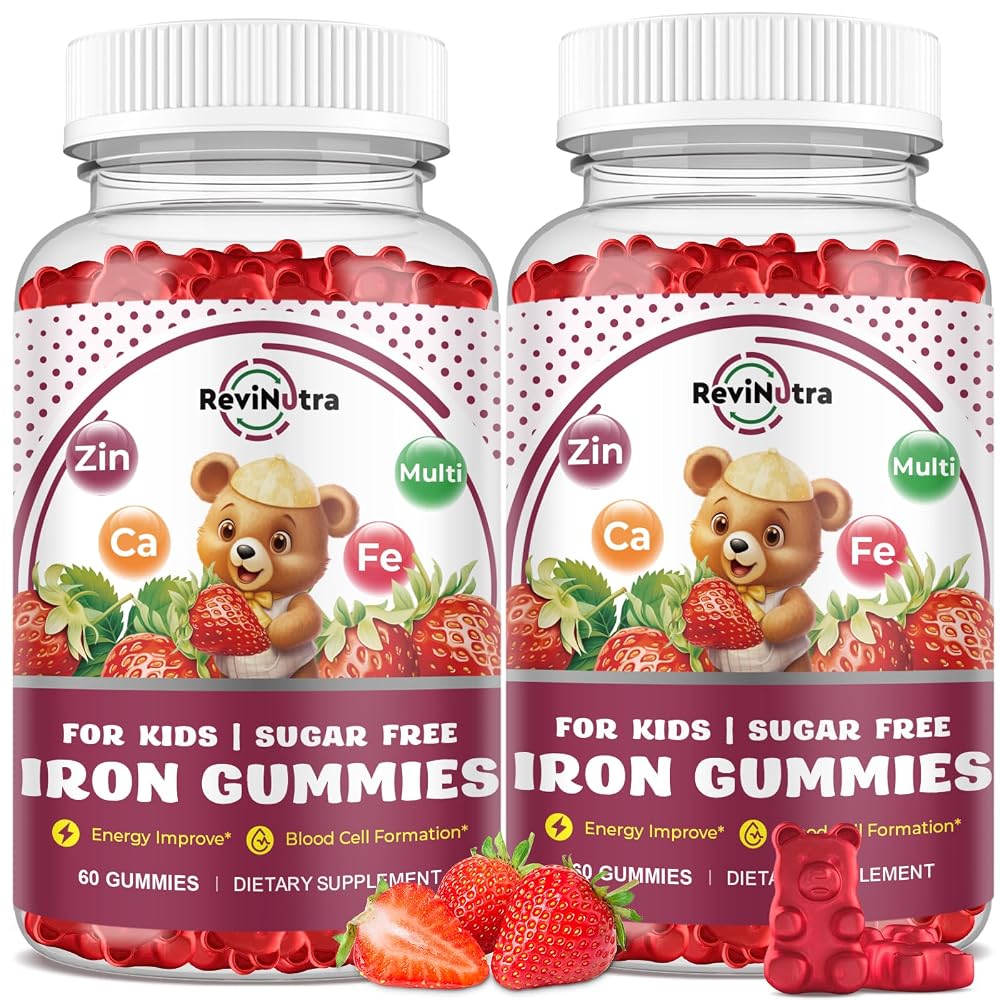 ReviNutra Iron Supplement Gummies for Kids