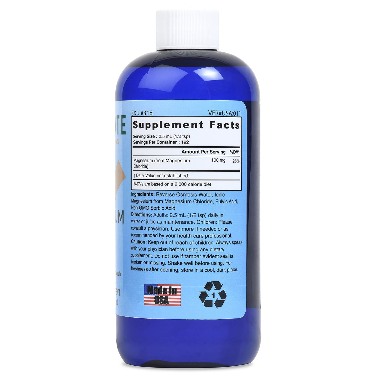 Good State Ionic Magnesium Liquid Supplement - 16 oz - image 2