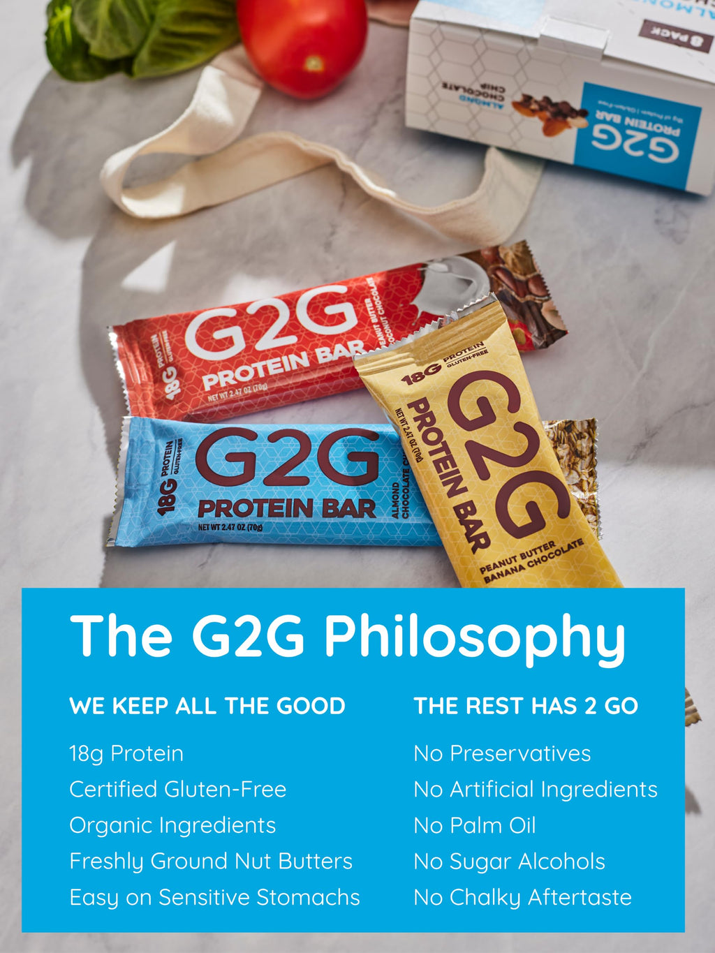 G2G Protein Bar Peanut Butter Coconut Chocolate - 8 Count - image 5