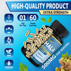 Organic Cadane Triphala Extract with Turmeric & Ginger - 60 Capsules - image 8