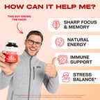 GOBIOTIX Focus Lion's Mane Supplement - 90 Capsules - image 3