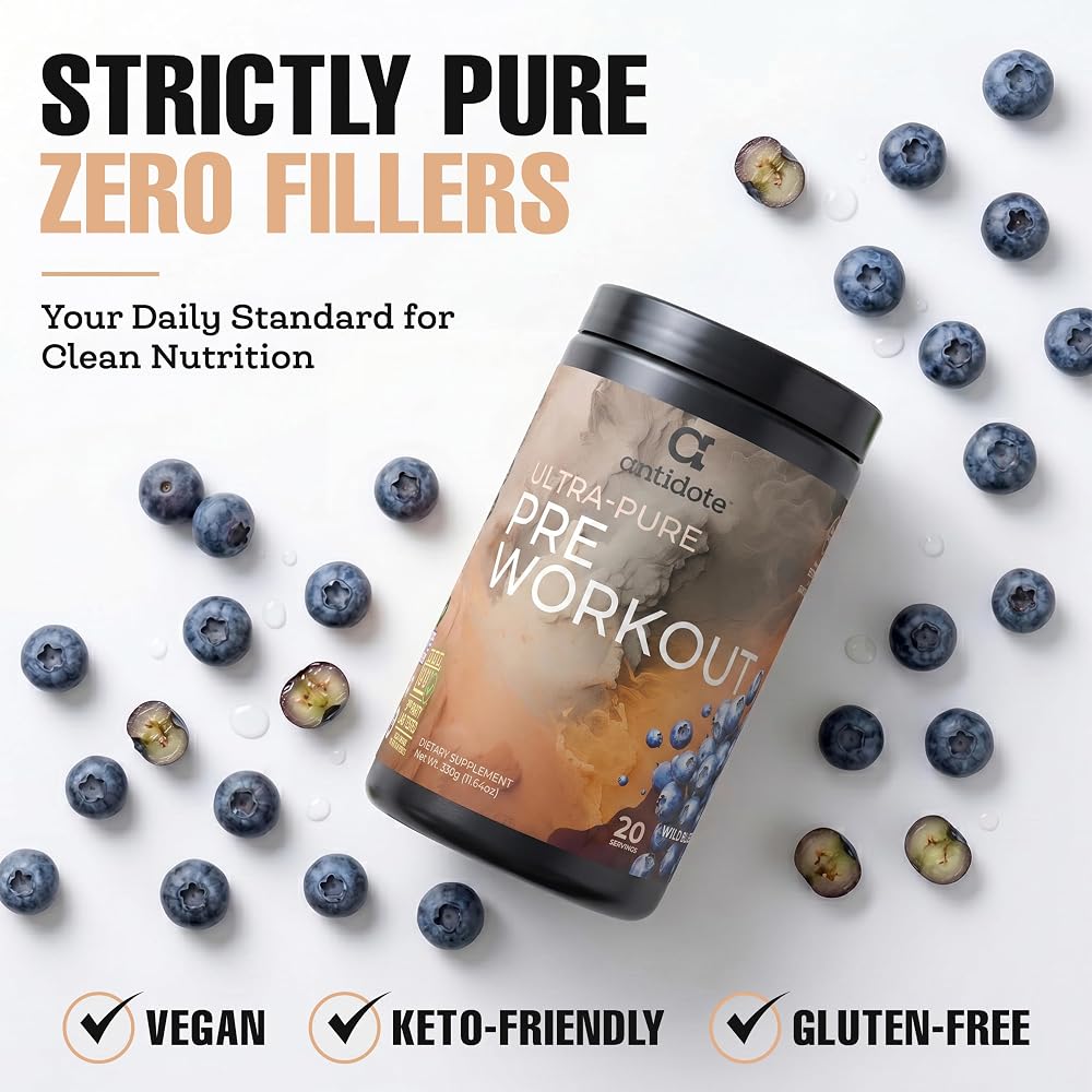 Antidote Clean Pre-Workout Powder Energy & Focus - 20 Servings - image 4