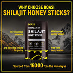 Boasi Shilajit Honey Sticks with Organic Saffron - 30 Sticks - image 5