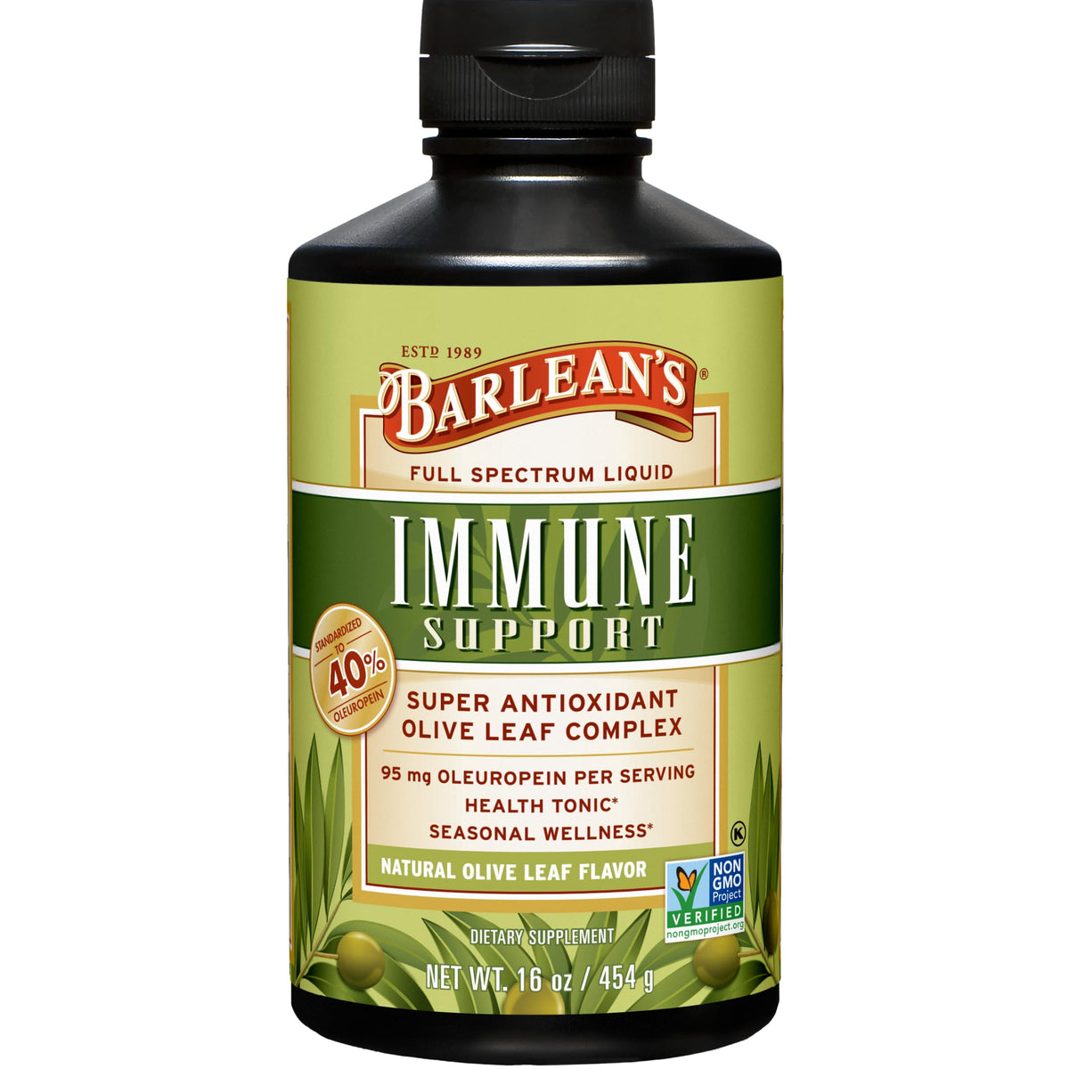Barlean's Olive Leaf Complex 95mg Oleuropein