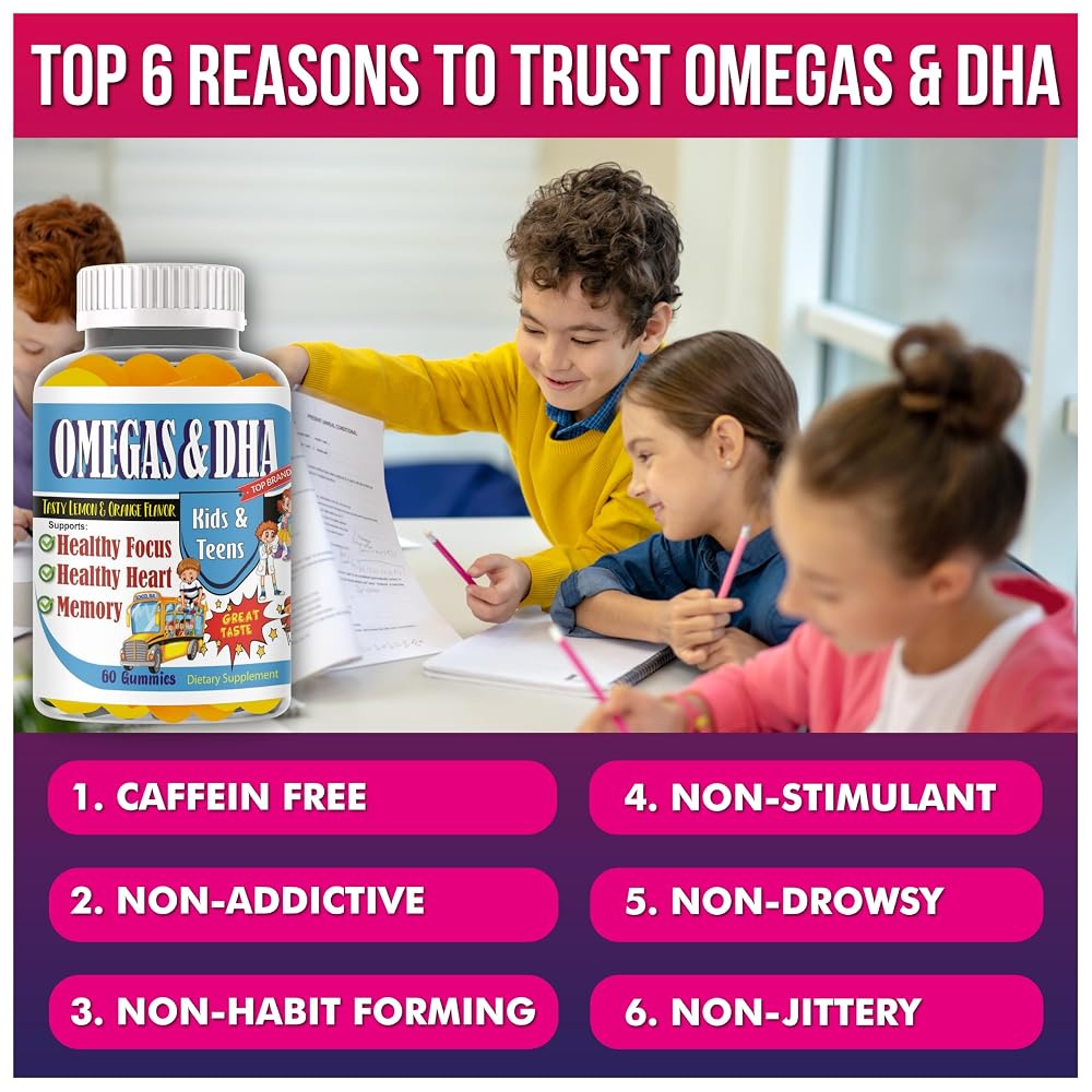 Celebrity LifeStyle Kids Omega 3 DHA Gummies Brain Support - 60 Count - image 5