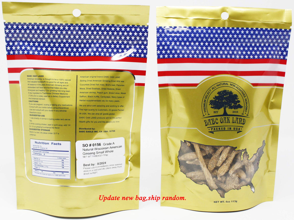 DABC OAK LAND American Ginseng from Wisconsin