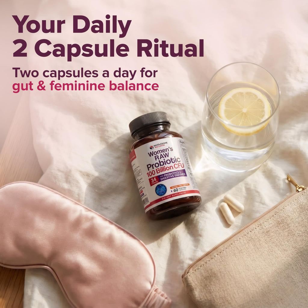 Wholesome Wellness Dr. Formulated Raw Probiotics for Women 100 Billion CFUs - image 8