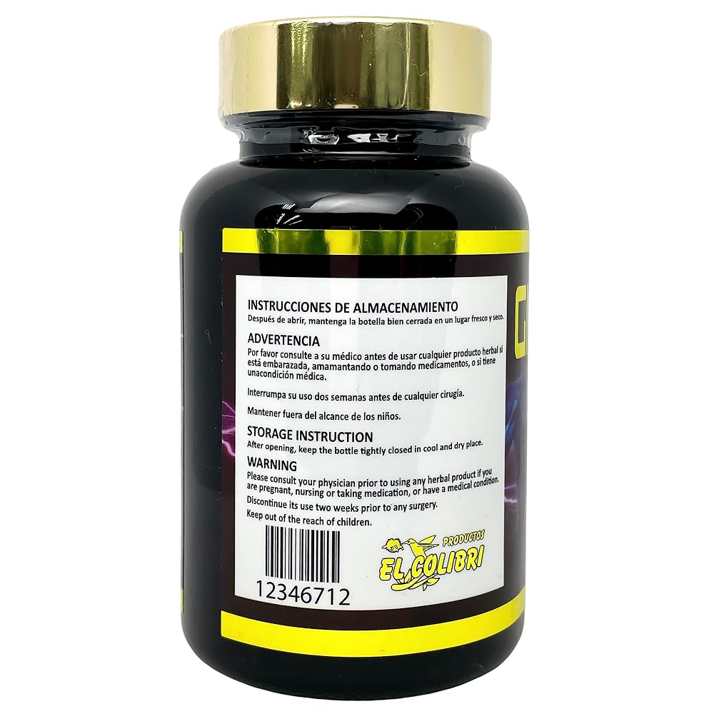 Productos El Colibri Glucosamine Proprietary Blend 500mg - 90 Capsules - image 3