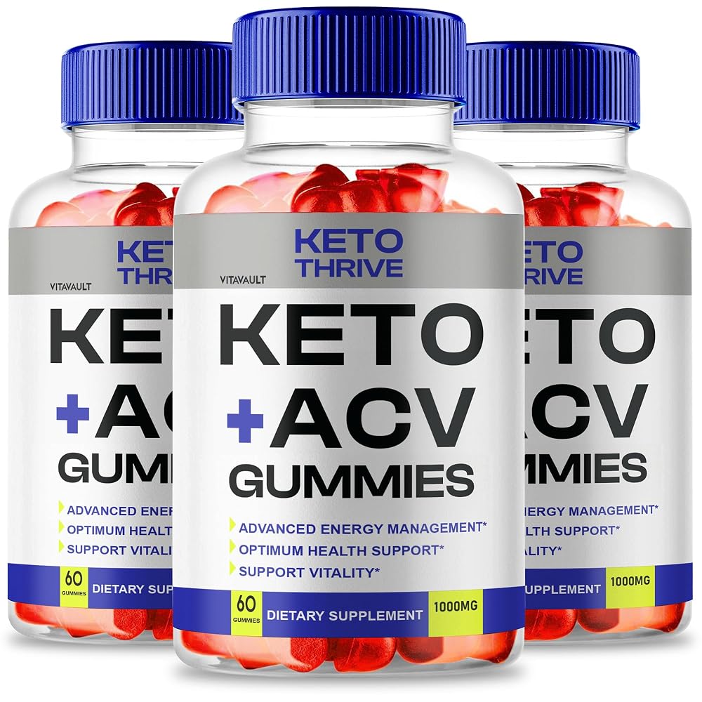 Vitavault Keto Thrive ACV Gummies with Apple Cider Vinegar - 180 Gummies