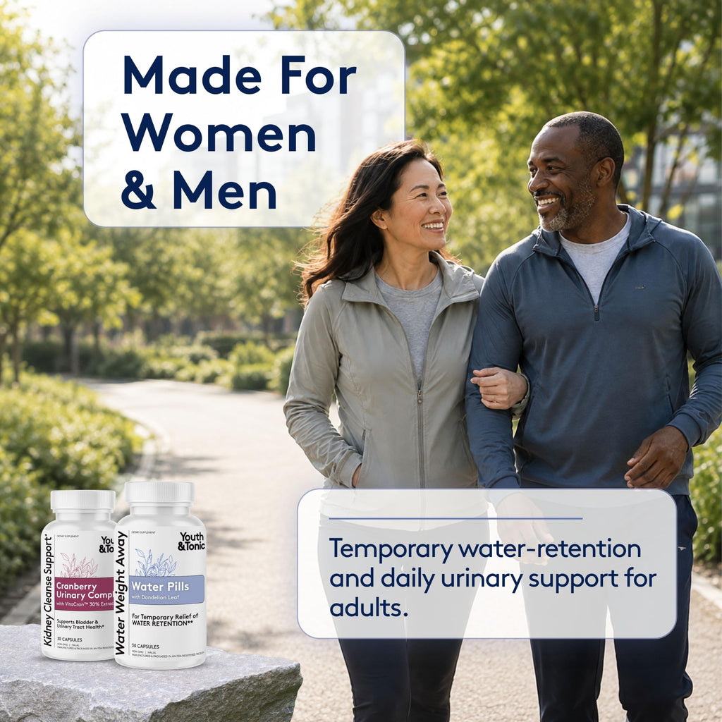 Youth & Tonic Water Retention Pills & Kidney Cleanse Detox - image 4