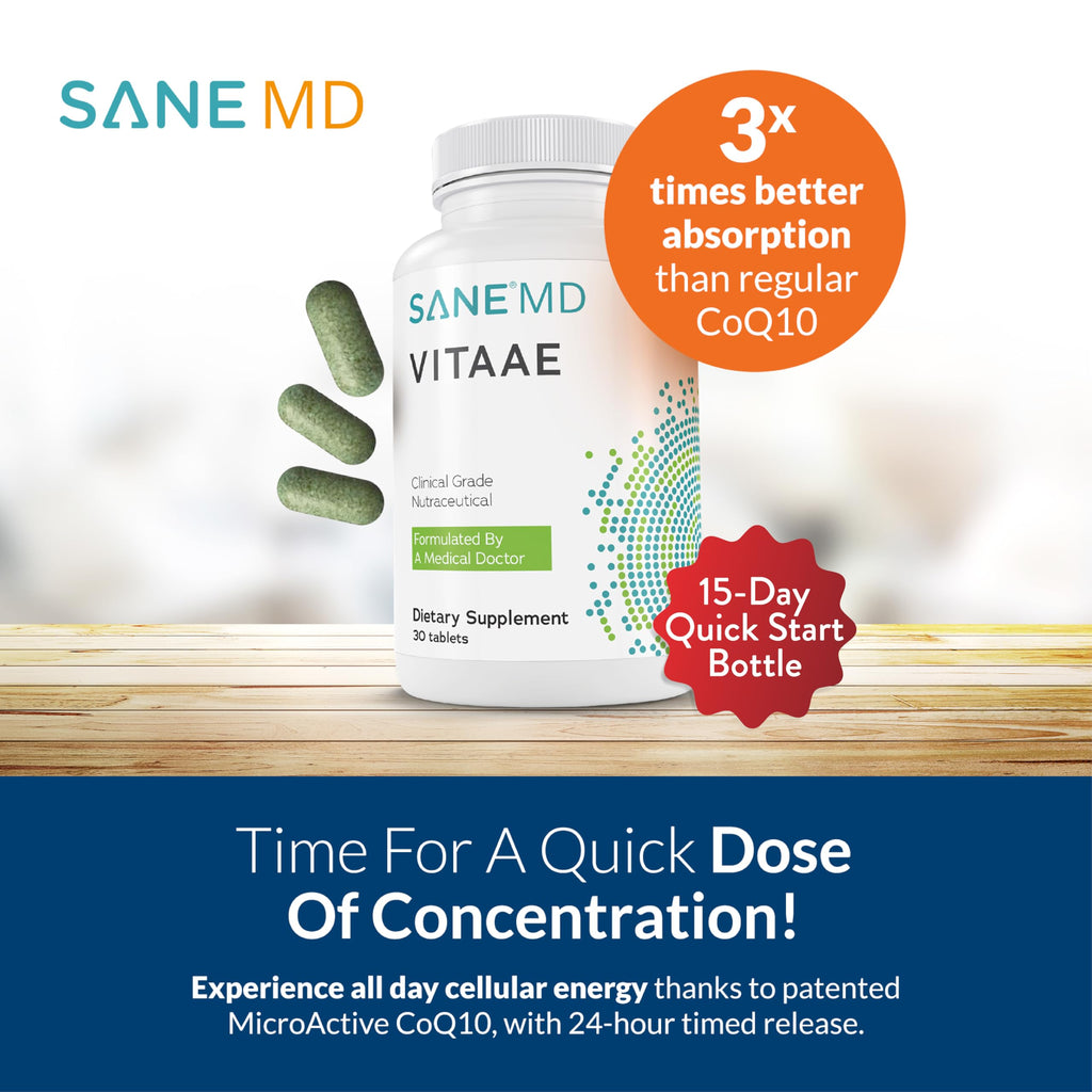 SANE Vitaae Brain Support Supplement - 30 Tablets - image 6