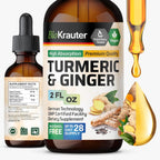 BIO KRAUTER Turmeric and Ginger Supplement Drops - 2 Fl Oz