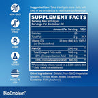 BioEmblem Omega-3 Fish Oil 2000mg - Small Softgels