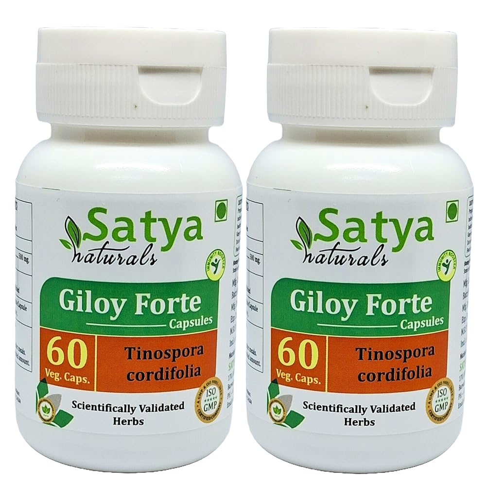 Satya Naturals Giloy Forte Capsules 500 mg. 60 Veg. Capsule