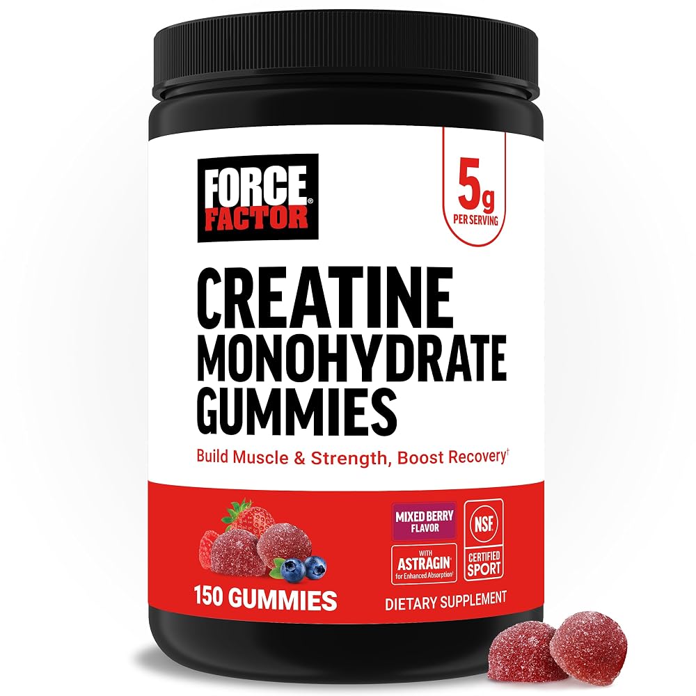 Force Factor Creatine Monohydrate Gummies