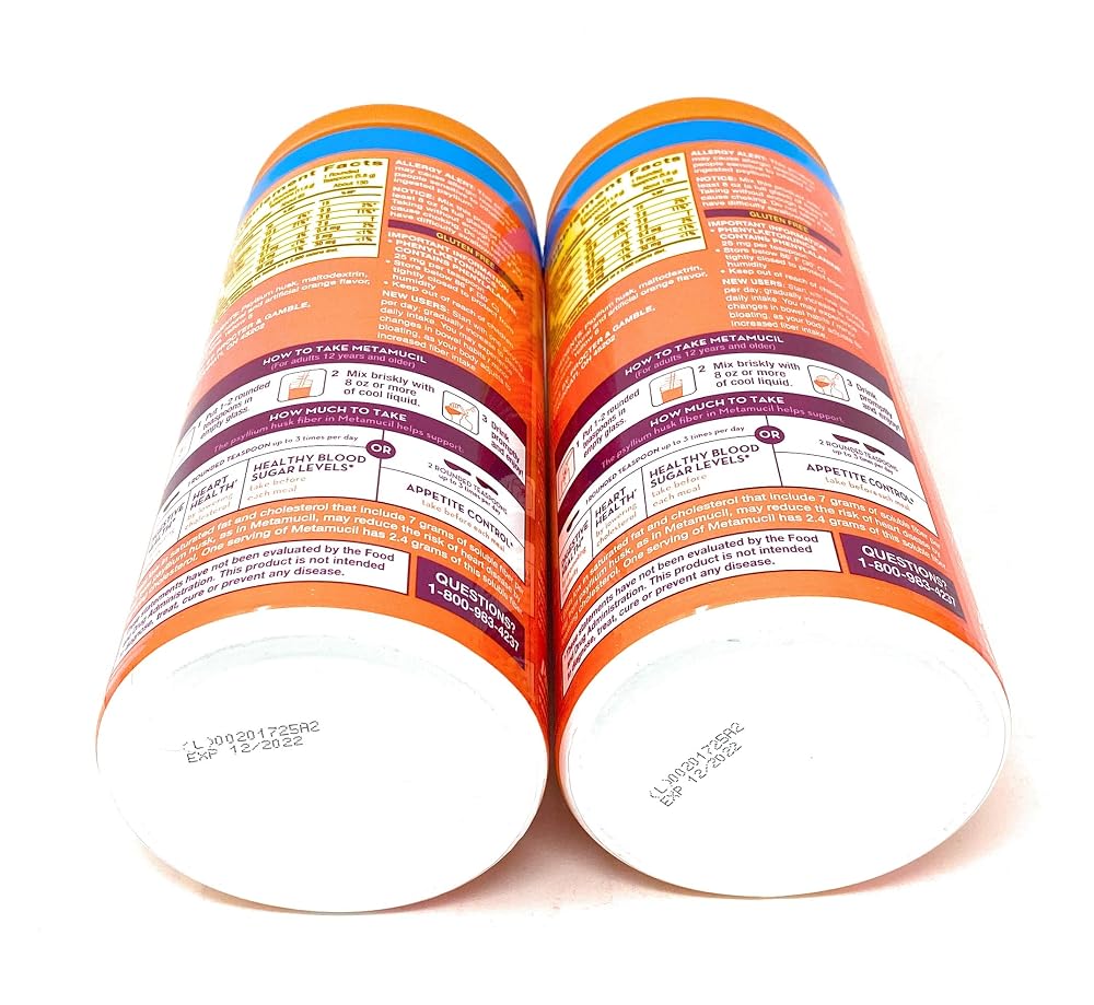 Metamucil Sugar Free Fiber Supplement Orange Smooth - 260 Servings - image 6