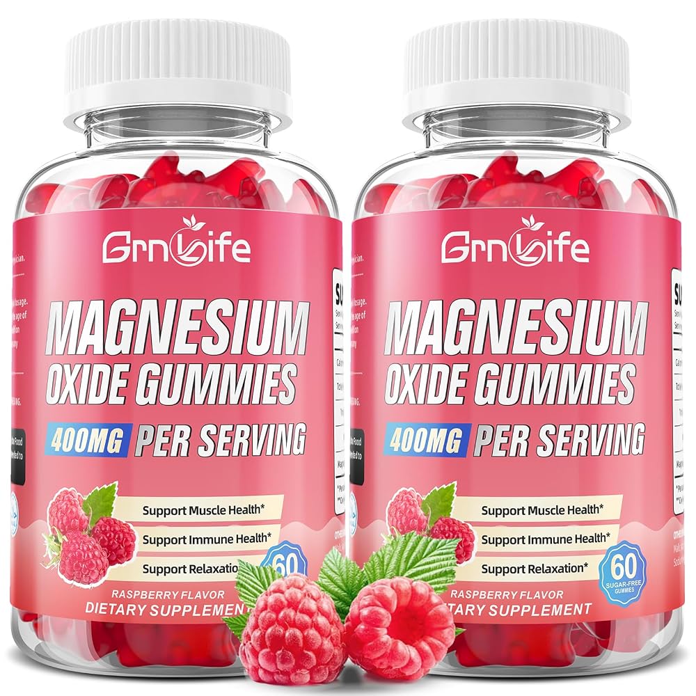 GrnLife Magnesium Oxide Gummies 400mg