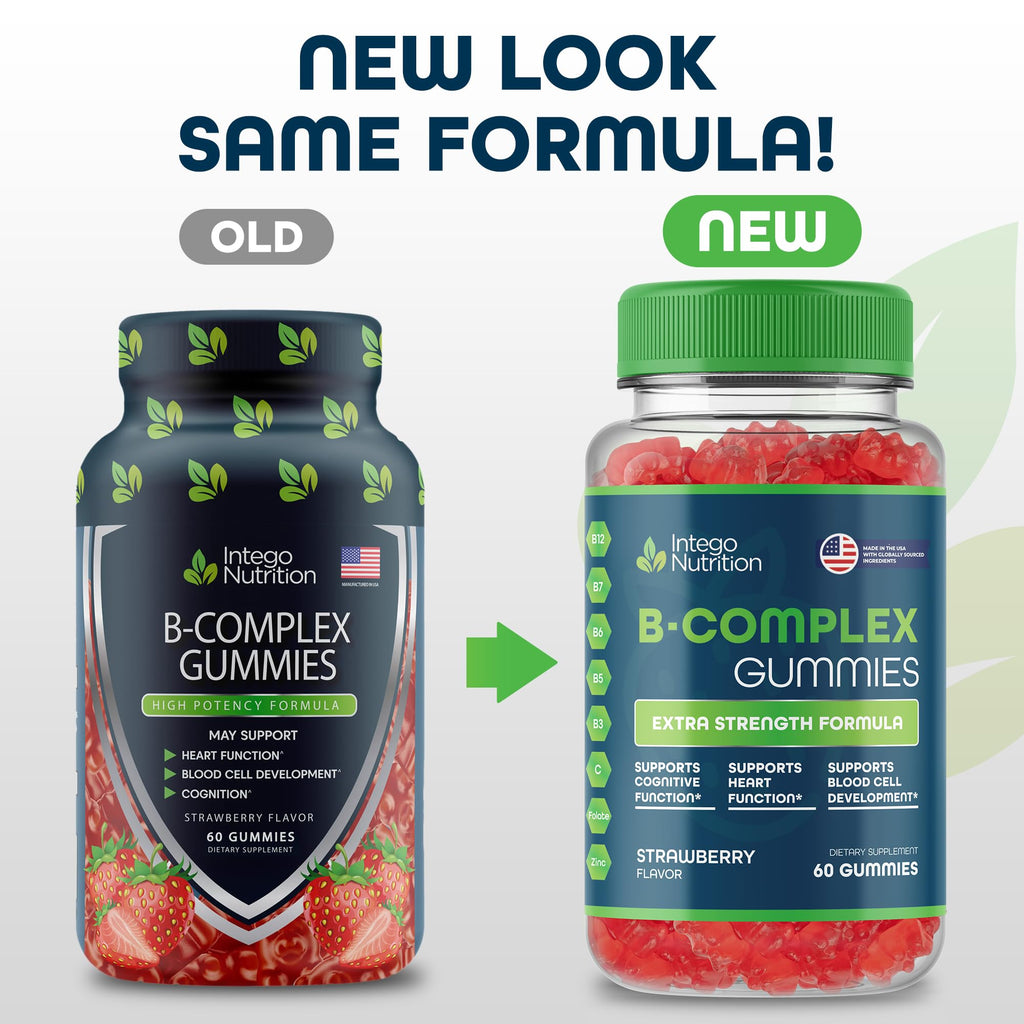 INTEGO NUTRITION Vitamin B-Complex Chewable Gummies - Adult