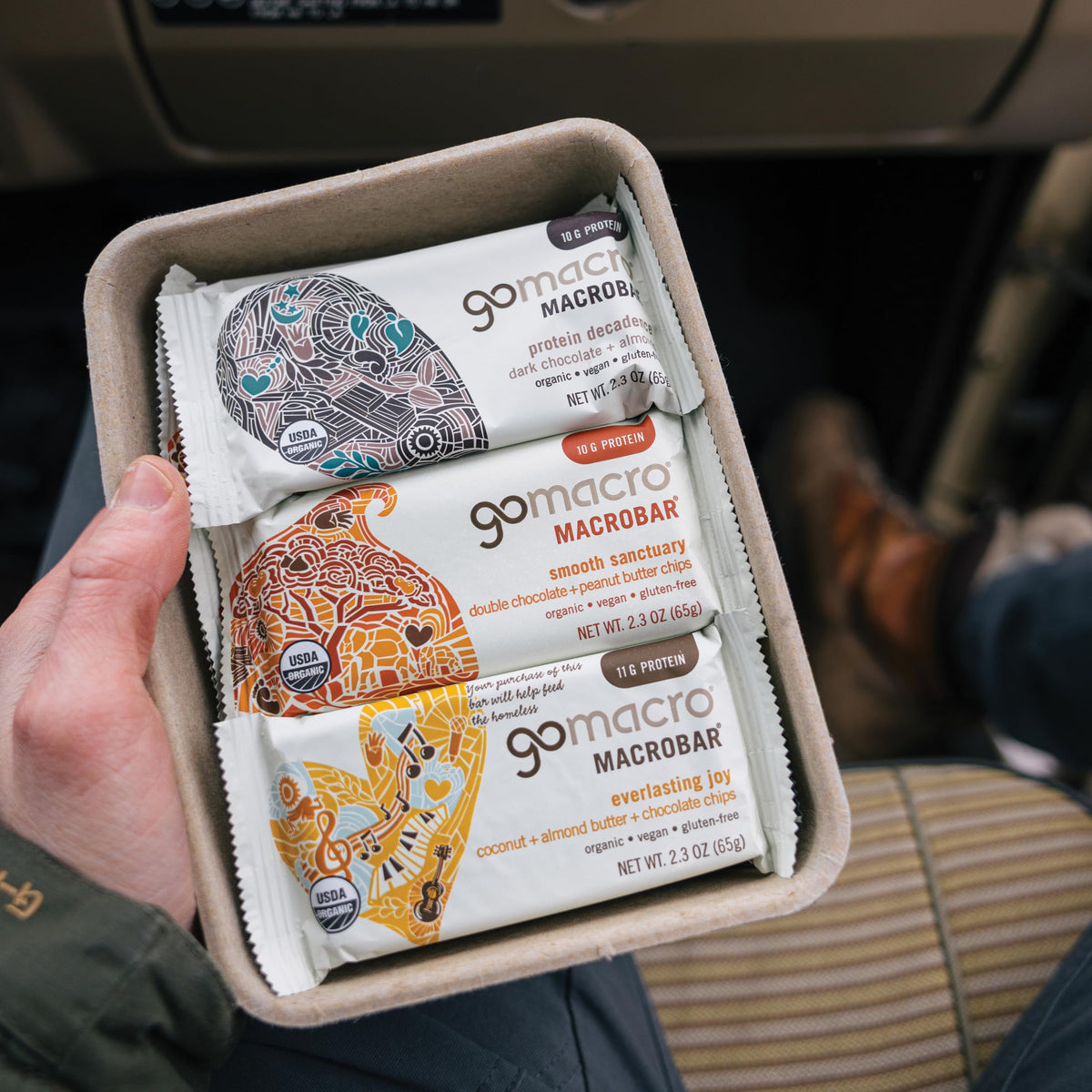 GoMacro MacroBar Organic Vegan Protein Bars