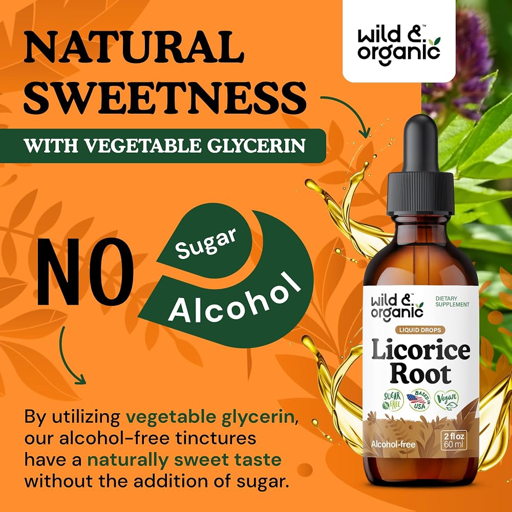 Wild & Organic Licorice Root Tincture - Digestive