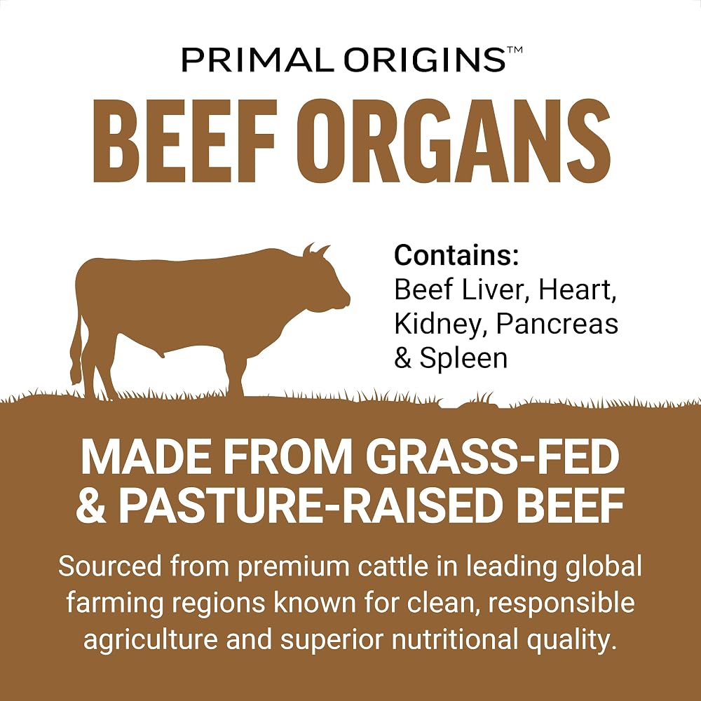 Force Factor Primal Origins Grass-Fed Beef Organs - 120 Capsules - image 4