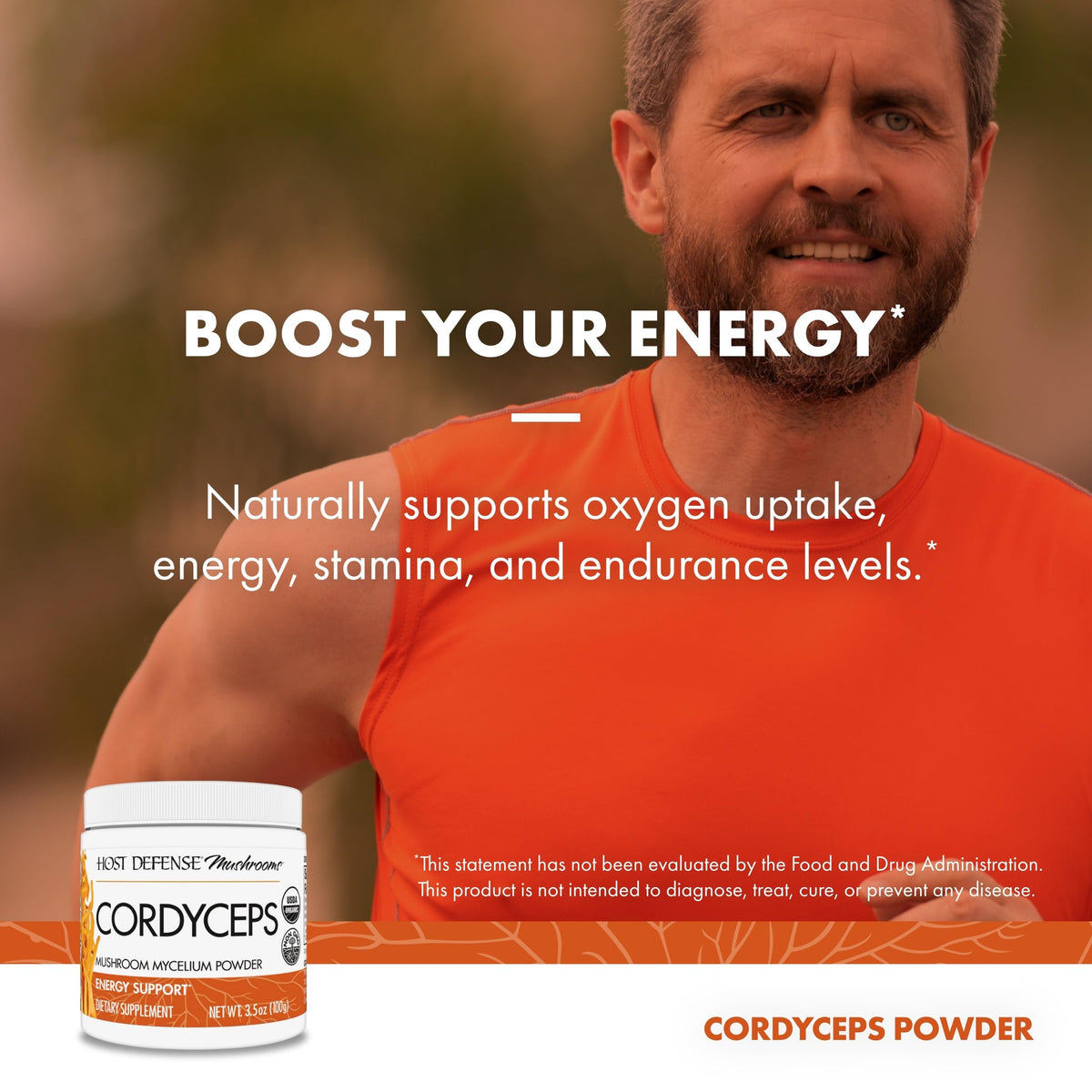 Host Defense Cordyceps Powder for Immune & Energy Support - 3.5 oz - image 5